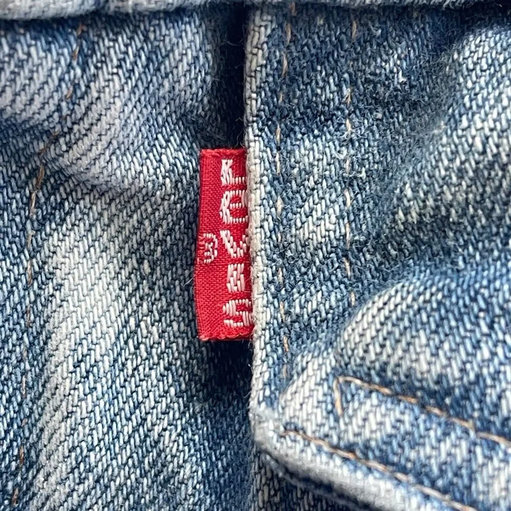 Vintage 60s 70s Levis 70505-0217 Type 3‎ Small E Denim Jacket Size 40 Acid Wash